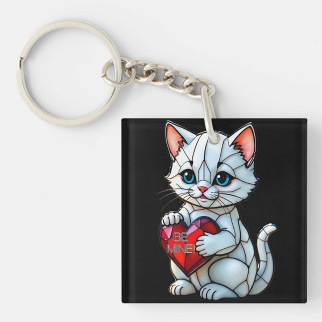 Valentine Kitty Schlüsselanhänger (Vorderseite)