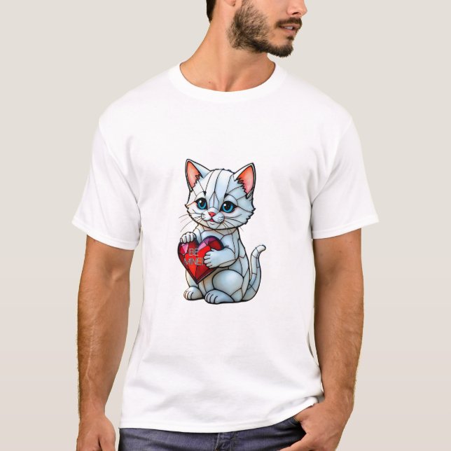 Valentine Kitty T-Shirt (Vorderseite)