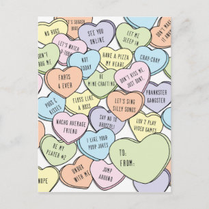 Valentine-Klassenräume Valentine Ältere Jungen Postkarte