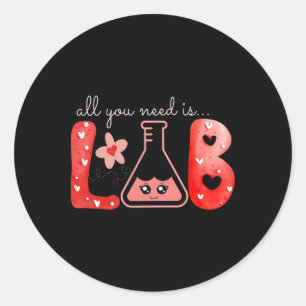 Valentine-Laboratorium Medizinische Labortechnik P Runder Aufkleber