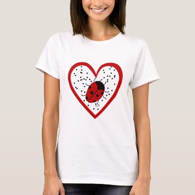 Valentine Ladybug T-Shirt (Vorderseite)