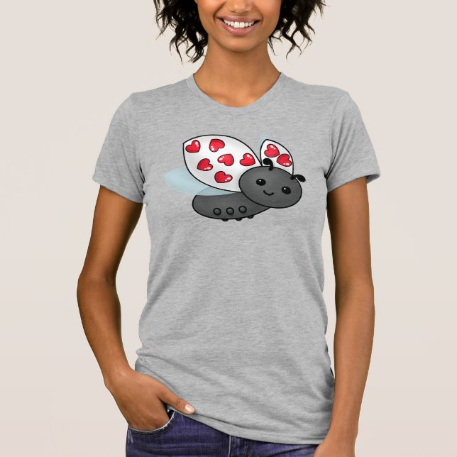 Valentine Ladybug T-Shirt (Vorderseite)