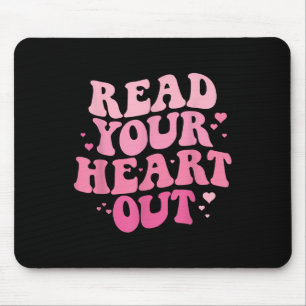 Valentine Librarian Bookworm B Mousepad