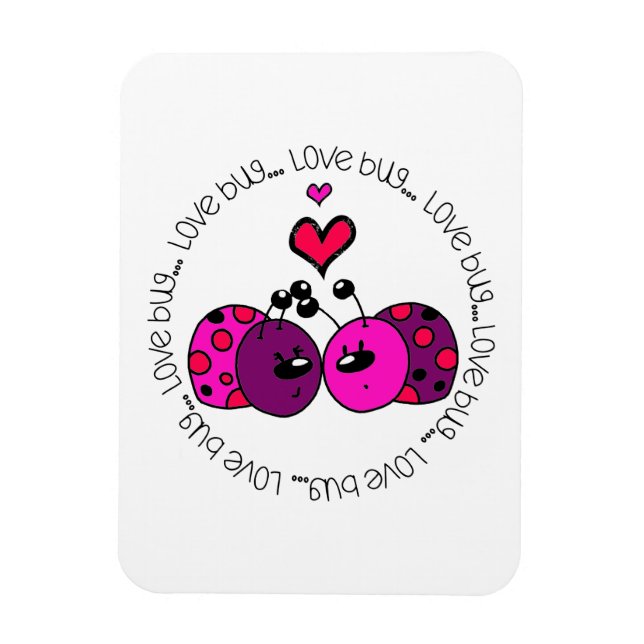 Valentine Liebe Bug Magnet (Vertikal)