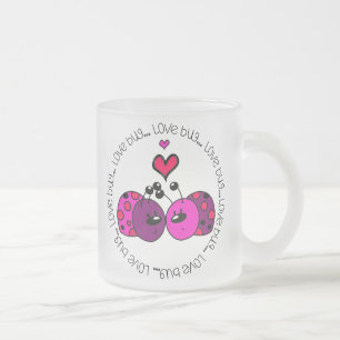 Valentine Liebe Bug Mattglastasse