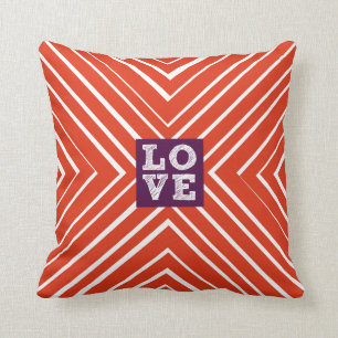 Valentine LIEBE Bullseye Kissen