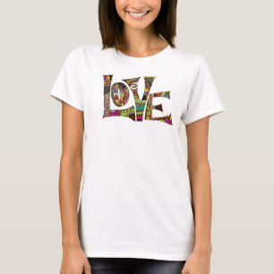 Valentine, Liebe, bunte Illustration T-Shirt