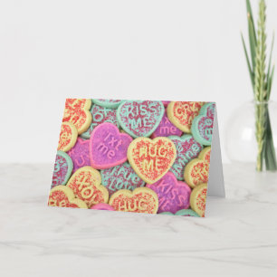 Valentine Liebe Cookies Feiertagskarte