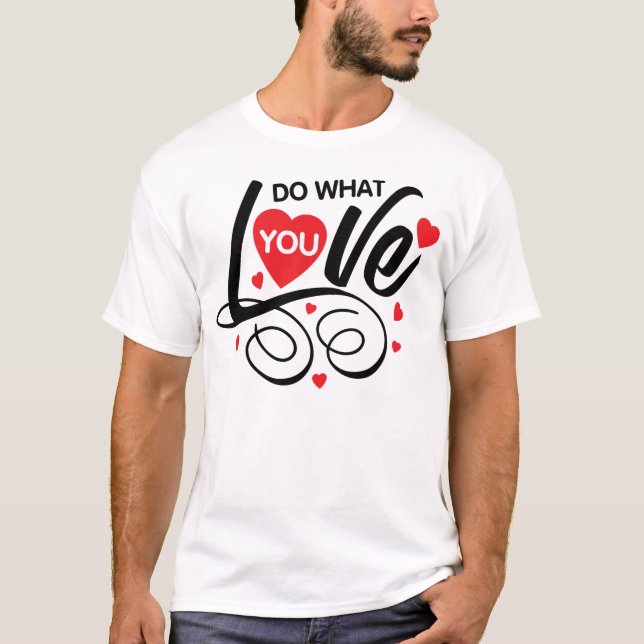 Valentine Liebe du Shirt (Vorderseite)