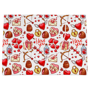 Valentine Liebe Geschenktasche Große Geschenktüte