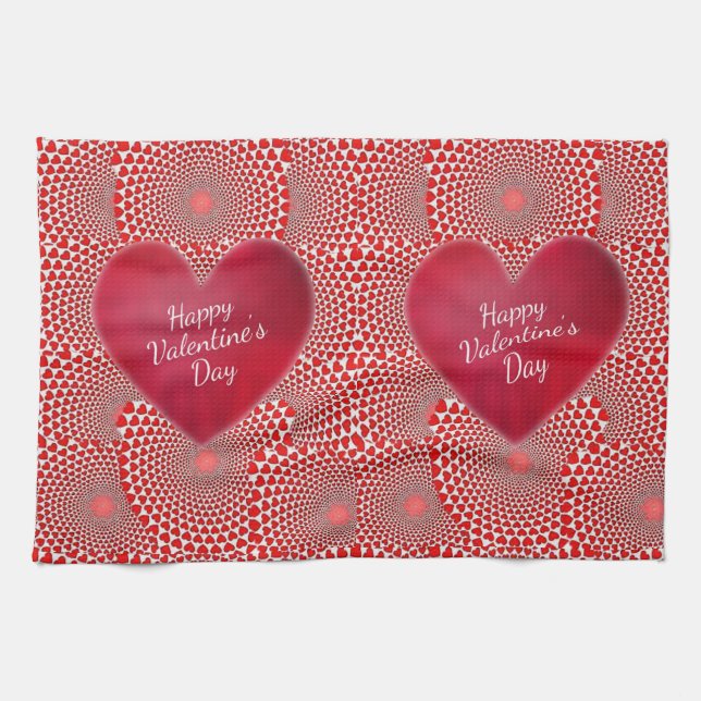 Valentine Liebe Handtuch (Horizontal)