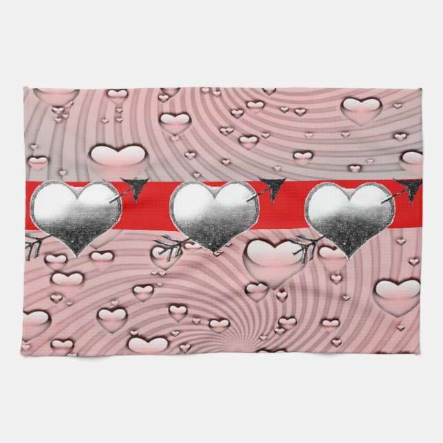 Valentine Liebe Handtuch (Horizontal)