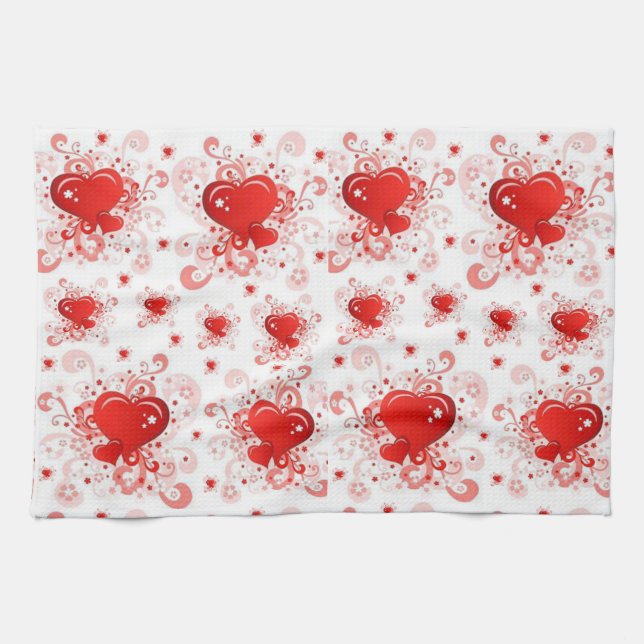 Valentine Liebe Handtuch (Horizontal)