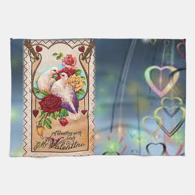 Valentine Liebe Handtuch (Horizontal)