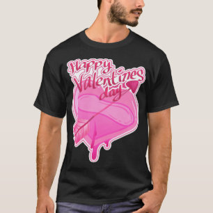 Valentine Liebe Herzgeschenk am Spaß Wette T-Shirt