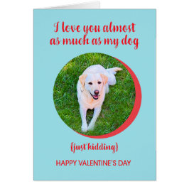 Valentine Liebe Hund mehr, nur kidden, lustig