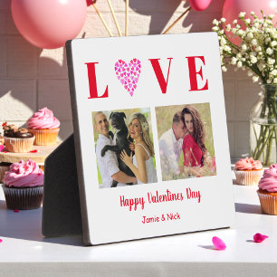 Valentine Liebe Script Fotos Herzlich willkommen Fotoplatte
