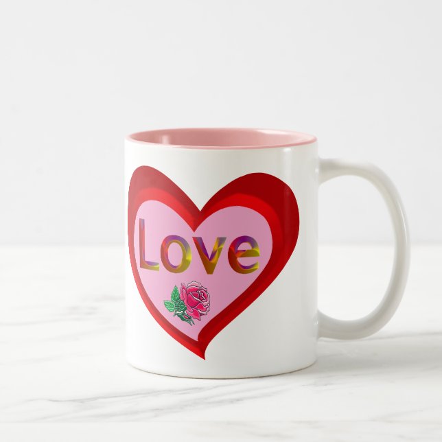 Valentine Liebe Tasse (Rechts)