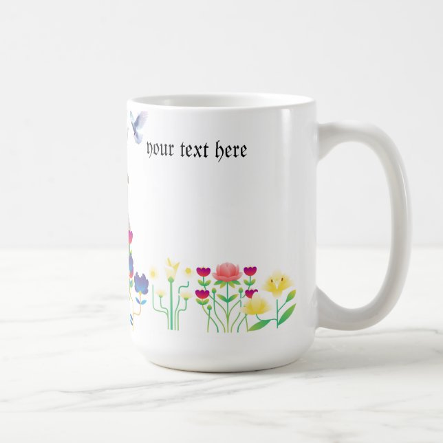 Valentine Liebhaber der Rom Bildhauerei Tasse Blum (Rechts)