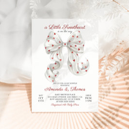 Valentine Little sweetheart Boy Girl Baby Shower Einladung