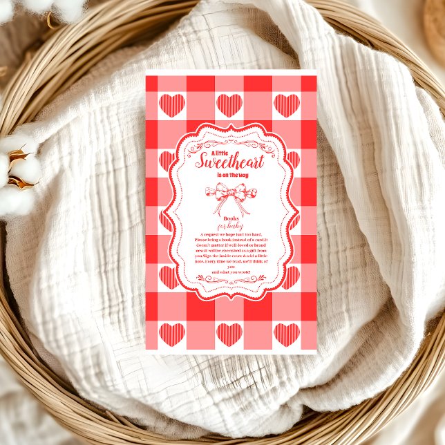 Valentine Little Sweetheart Girl Books for Baby Begleitkarte (Von Creator hochgeladen)