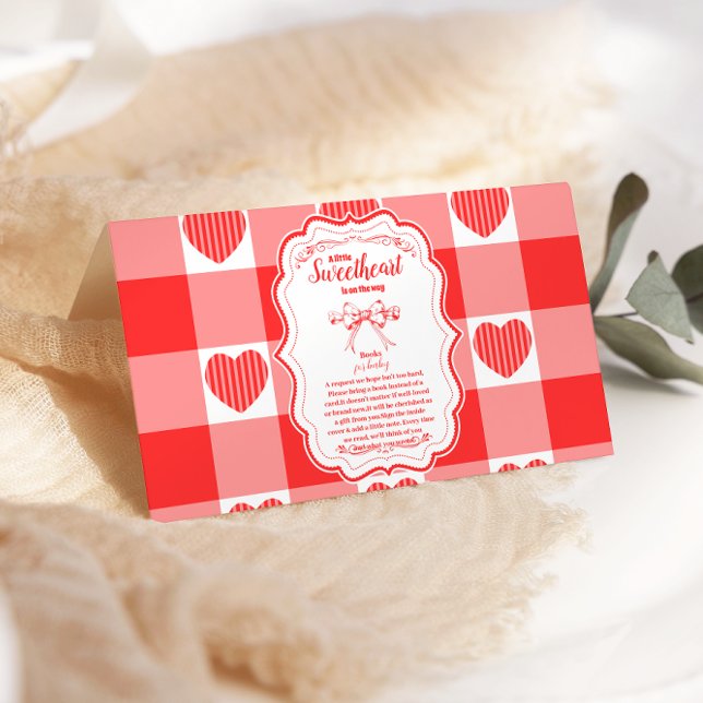 Valentine Little Sweetheart Girl Books for Baby Begleitkarte (Von Creator hochgeladen)