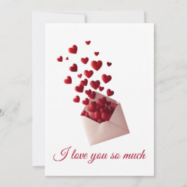 Valentine Love Card | Romantic for Him & Her Dankeskarte