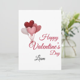 Valentine Love Card | Romantic for Him & Her Dankeskarte