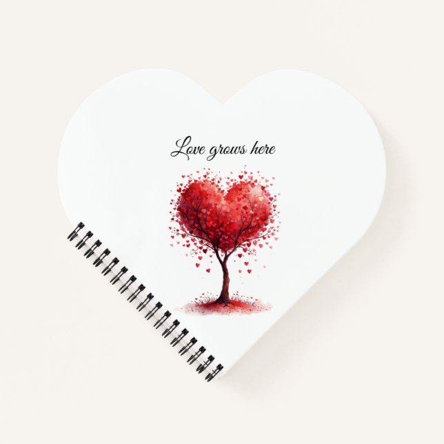 Valentine Love Card | Romantic for Him & Her Notizbuch (Vorderseite)