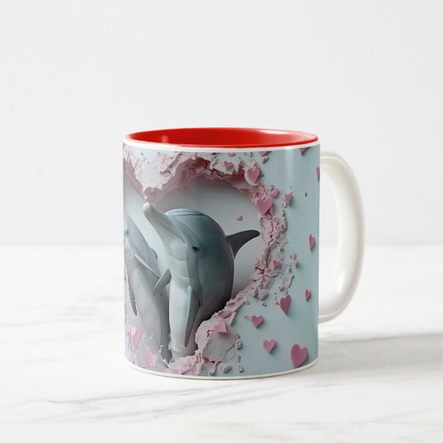 Valentine Mama & Baby Delphine 3D Tasse Wrap (VorderseiteRechts)