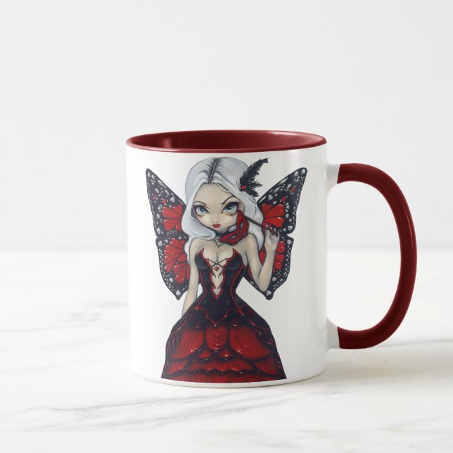 "Valentine-Maskerade-" Tasse (Rechts)
