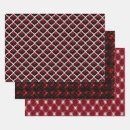Valentine Moderne Raute Muster Set Nr. 4 Geschenkpapier Set