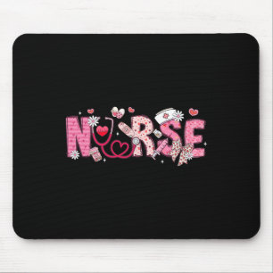 Valentine Nicu Icu Er Rn Krankenpfleger Scrub Top Mousepad