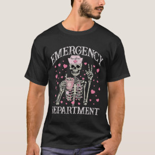 Valentine Notaufnahme Krankenschwester Notfallstat T-Shirt
