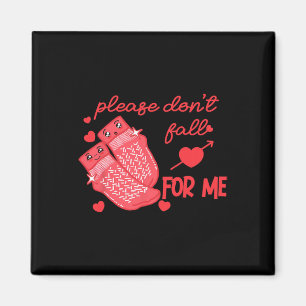 Valentine Nurse Fall nicht auf mich Non-Slip-Socke Magnet