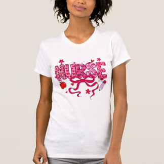 Valentine Nurse PNG Sublimation Design T-Shirt