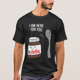 Valentine Nutella Men T - Shirt Couple Partner Gif
