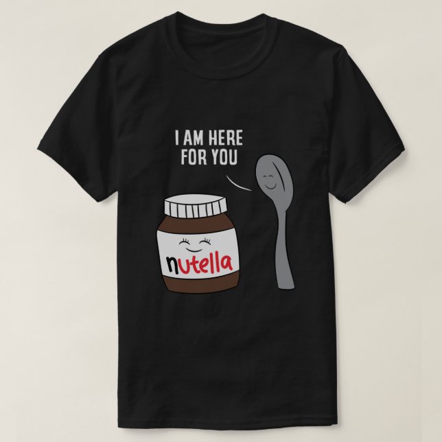 Valentine Nutella Mens CouplePartner Geschenke T-Shirt (Design vorne)