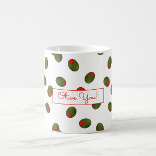 Valentine Olive Tasse
