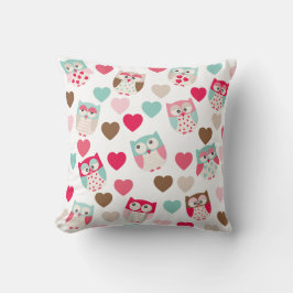 Valentine Owl Kissen