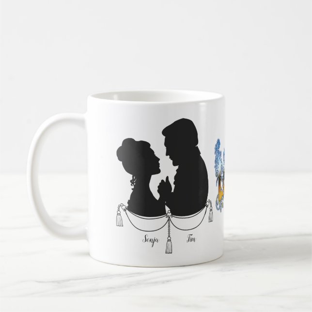 Valentine-Pärchen Kaffeetasse (Links)
