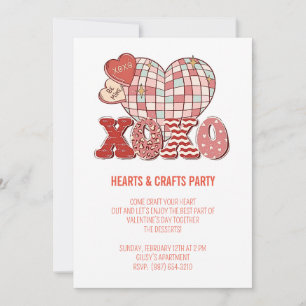 Valentine Party Einladung xoxo