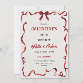 Valentine Party Invitation Printable Einladung