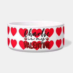 Valentine Pet Bowl - Benutzerdefiniertes Foto/Desi Napf