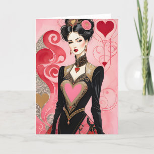 Valentine Pink Heart Dress Lady Ankündigung