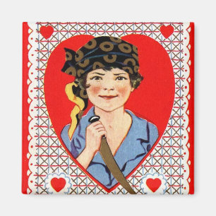 Valentine Pirate Magnet