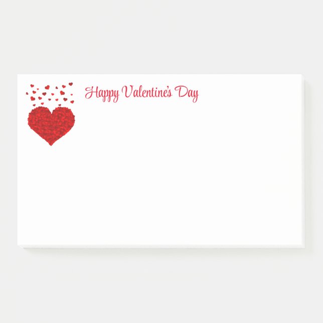 Valentine Post-it Klebezettel (Vorderseite)