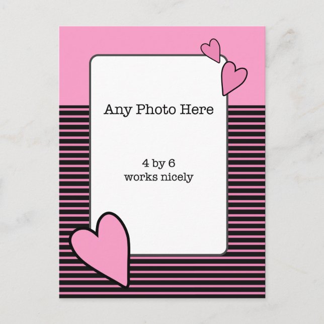 Valentine Postcard mit meinem Foto Postkarte (Vorderseite)