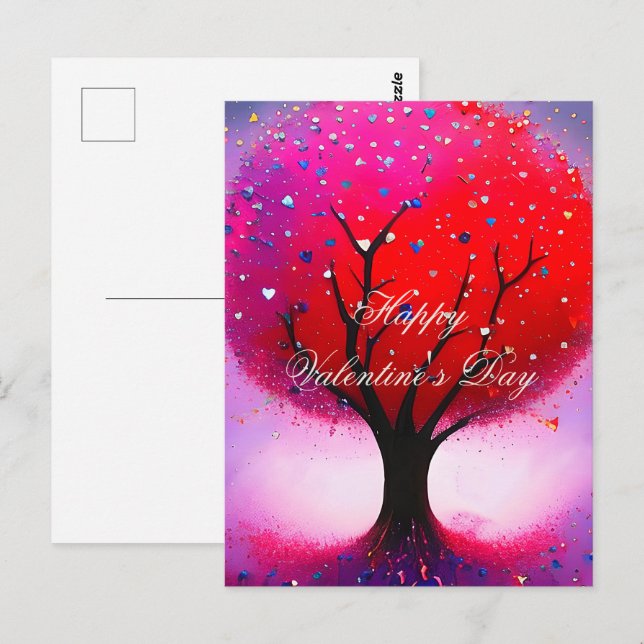 Valentine Postkarte (Vorne/Hinten)