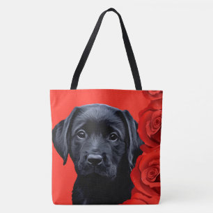 Valentine Puppy Rose - Labrador - Black Lab